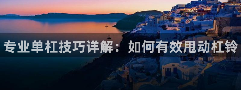 火爆体育APP下载：专业单杠技巧详解：如何有效甩动杠铃